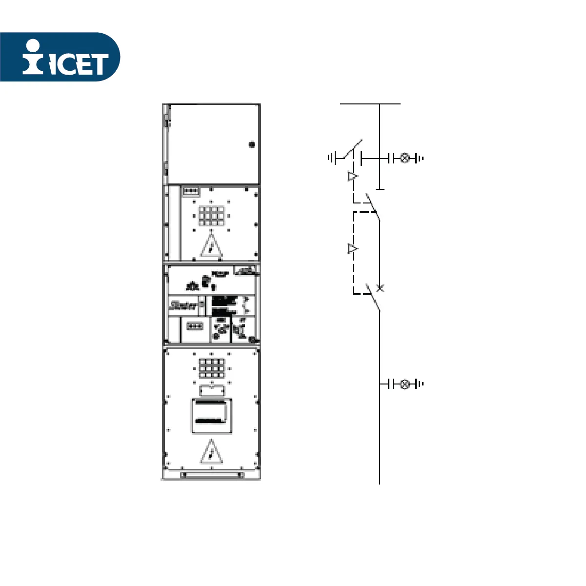 CeldaProteccion-NVB-R-CA CELDA DE PROTECCIÓN CON INTERRUPTOR LLEGADA- SALIDA – NVB/R/CA - Imagen 1